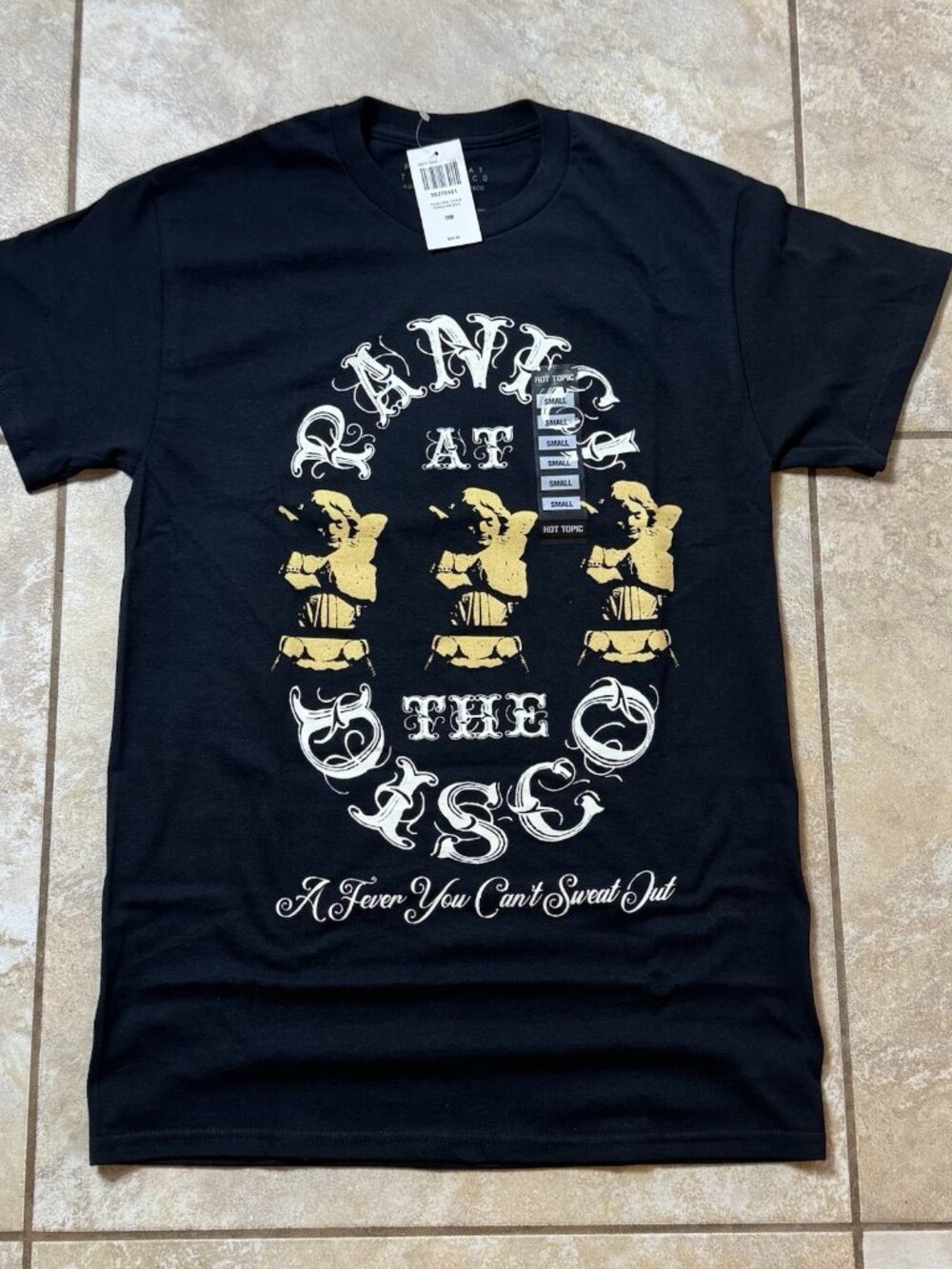Panic! At The Disco Fever You Can't Sweat Out T-Shirt SMALL New With Tags